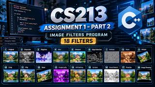 🔥 I Built an Image Processing Program in C++ | 18 Image Filters Update