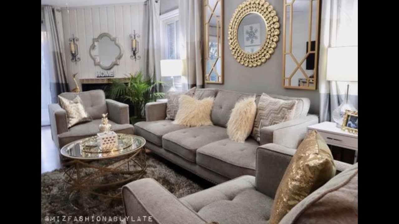 Redecorating for under $2,800 | Glam Living Room Tour: Part 2