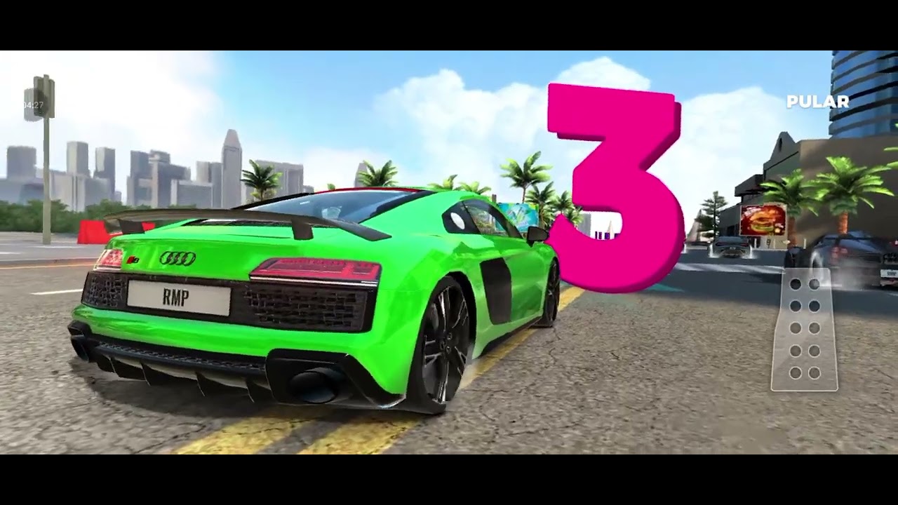 Fazendo alguma missão de corrida no Rece Max pro 