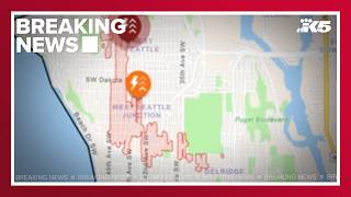 BREAKING: Thousands without power in West Seattle