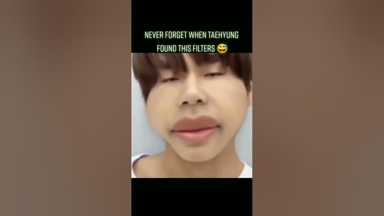 Taehyung's ultimate funny moments with filters😂 - YouTube