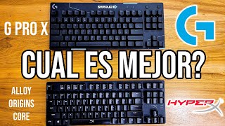 LOGITECH G PRO X vs HYPERX ALLOY ORIGINS CORE! | Cual de los dos comprar?