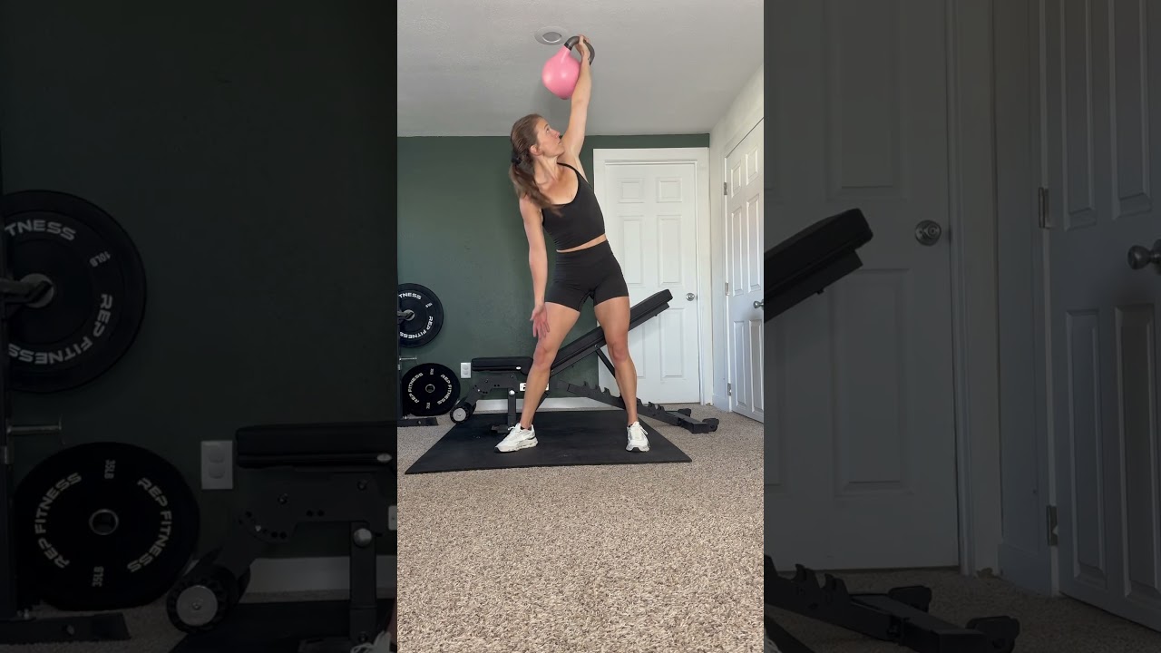 kettlebell rotational snatch to windmill