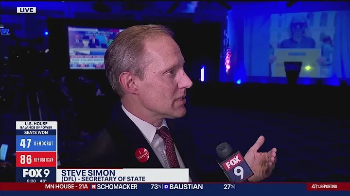 Steve Simon speaks from DFL headquarters about ele...