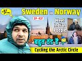 Sweden to norway surviving snowy struggles cycling the arctic circle  cycle baba