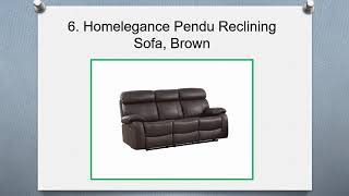 ⭐ Top 10 Best Leather Reclining Sofas – [2020 Reviews] ⭐