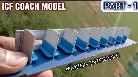 [ PART 1] ICF COACH MODEL || Ho scale train model .. making interiors