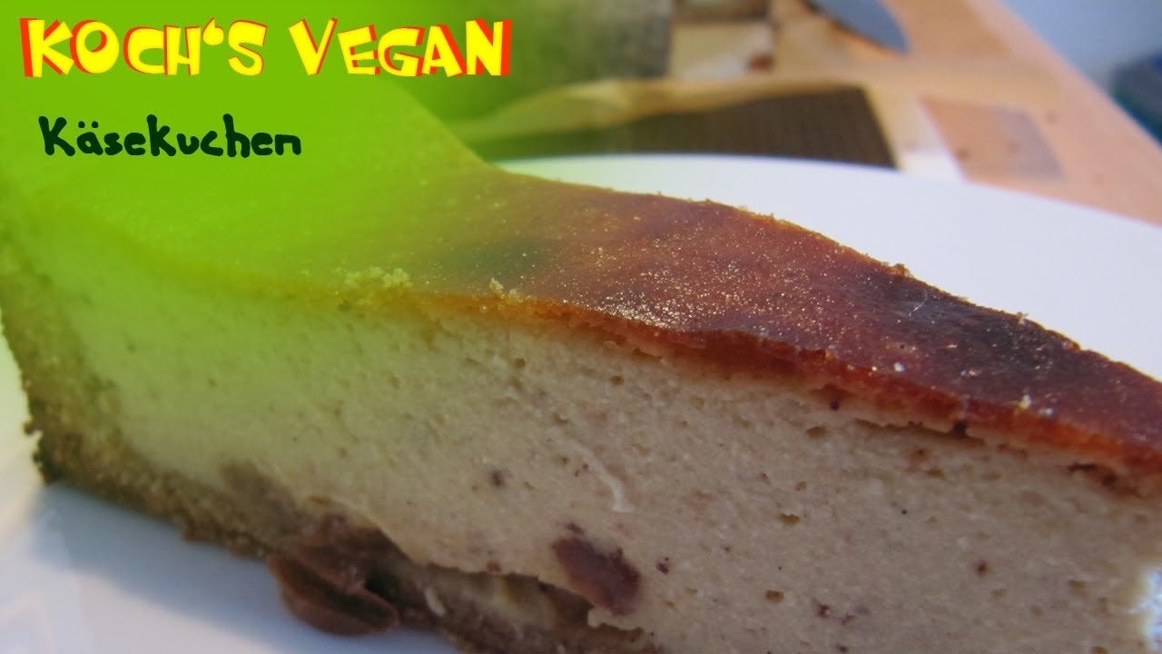 veganer Käsekuchen - Kuchen backen - veganer Kuchen - vegane Rezepte von Koch's vegan