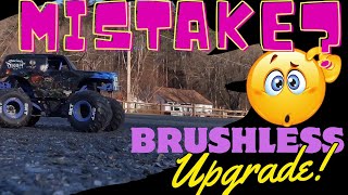 Brushless Powered Losi Mini LMT Monster Truck Upgrade is it worth the Trouble?