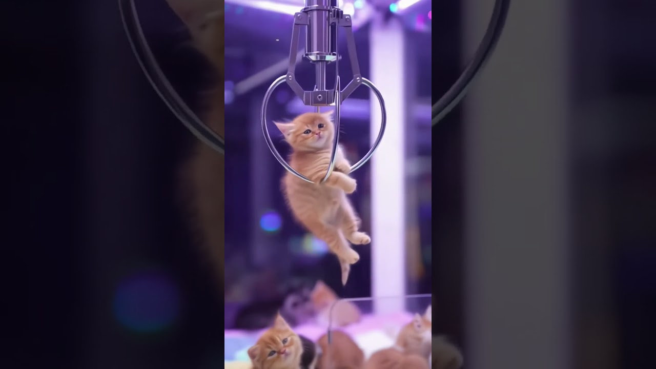 Claw Machine Full of Kittens