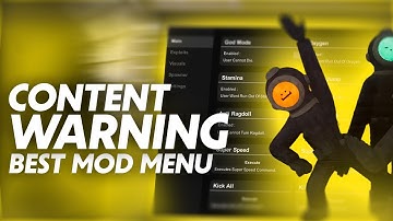 *NEW* Content Warning - Best Mod Menu | ESP, GodMode & Other | FREE Download