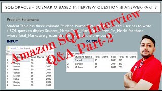SQL Interview Questions and answers Part 3 | Amazon SQL Interview Question And Answer Part-2