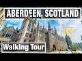 City Walks - Aberdeen Scotland Walking Tour 02 - Virtual walk and Walking Treadmill Video