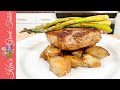 Honey Glazed Pork Chops With Greek Style Lemon Potatoes | Ken Panagopoulos