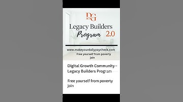 Legacy Builders Program 2 0