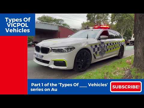 Types Of Victoria Police Vehicles!   Australian Lights & Sirens