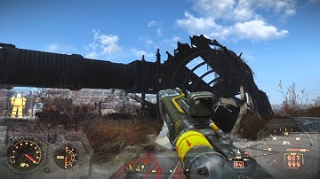 JUMPING OFF THE PRYDWEN IN T60 POWER ARMOR