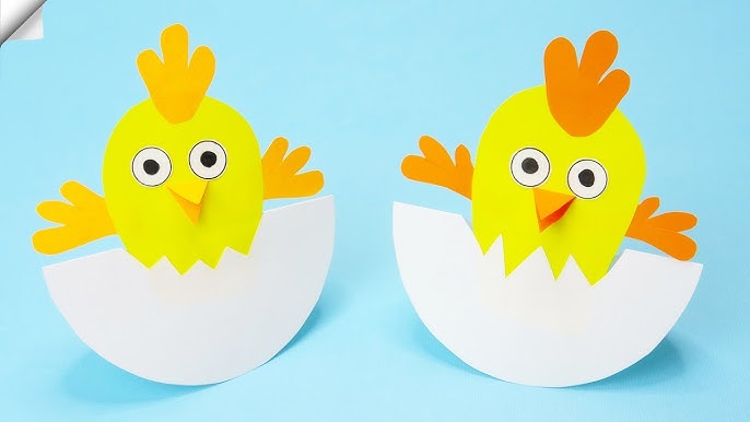 🐣 Peek-a-Boo Preschool Easter Craft