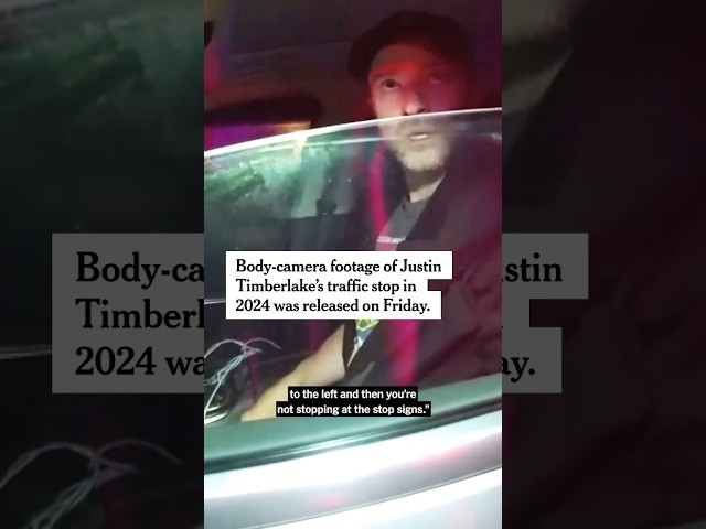 Video of Justin Timberlake’s Traffic Stop in 2024 Released