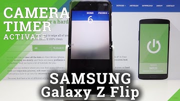 How to Activate Camera Timer in SAMSUNG Galaxy Z Flip – Camera Countdown