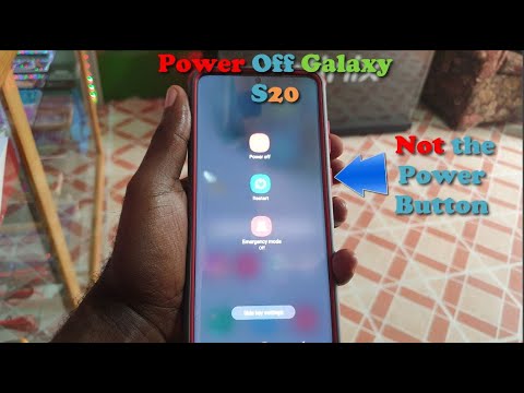 How to Power Off the Galaxy S20,S20 Plus, S20 Ultra {No Power Button only Bixby key}