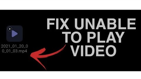 How to repair corrupt video file in android!