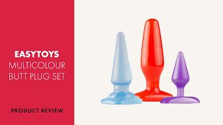 EasyToys Multicolour Butt Plug Set Review | PABO