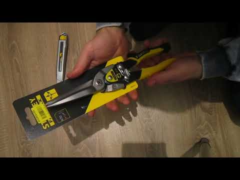 Ножиці по металу Stanley FatMax Aviation подовжені прямі 300 мм (2-14-566)