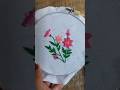 Easy Embroidery Flower⚘️ #embroidery #embroiderydesign #embroiderylover #handmade #viral #trending