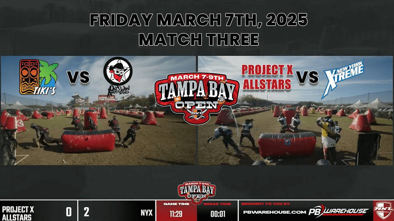 TIKI'S TOTEM VS OUTLAW AP | PROJECT X ALLSTARS VS NYX | Tampa 2025 FRIDAY PRELIMS M3