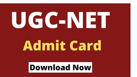 How to download UGC NET admit Card 2019
