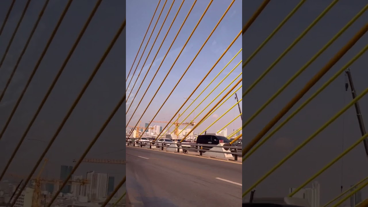 Crossing the Rama VIII Bridge 