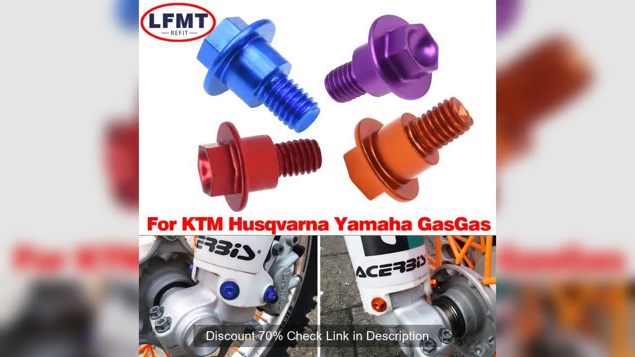 M6*12 Motocross Front Fork Guard Bolt Screw For KTM EXC EXCF SX XC XCW Husqvarna TC FC TE FE TX FX 1