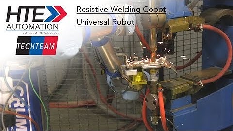 Welding Cobot from UR handles this Resistive Welder Tending Application