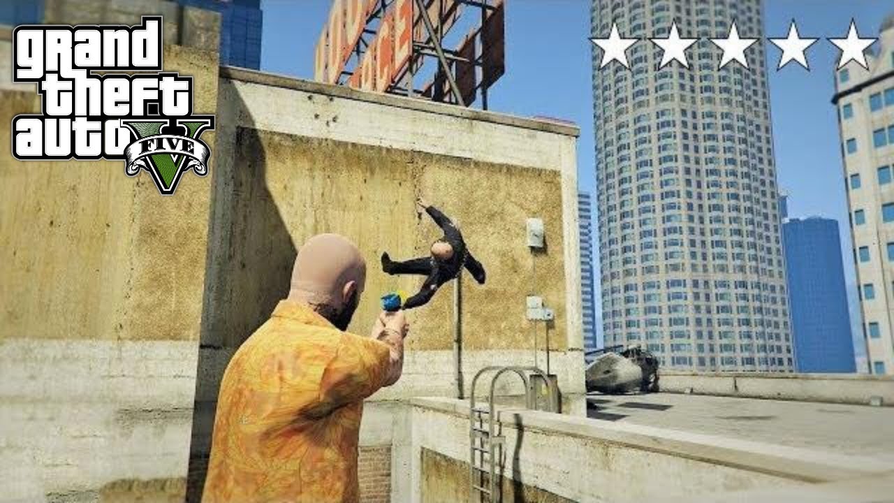 GTA 5 - Michael's FIVE STAR COP BATTLE AT HOOKAH PALACE! (GTA V Funny ...
