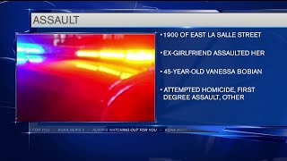 Woman arrested for assaulting ex-girlfriend
