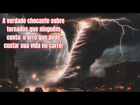 A verdade chocante sobre tornados que ninguém conta: o erro que pode custar sua vida no carro!