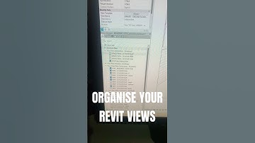 Organise views in your revit project browser