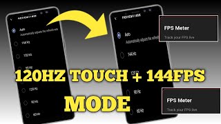 Unlock 120fps Android + 120Hz 144FPS No-Root 100% Working | Max FPS Fix Lag - No Root