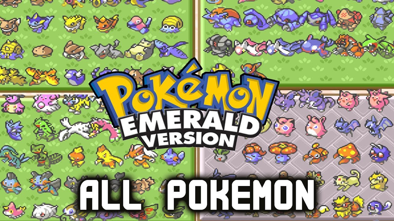 Pokémon Ruby/Sapphire/Emerald - ALL 386 Pokémon in PC (Complete Pokédex) 