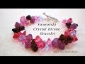 Swarovski Crystal Bicone Bracelet Video Tutorial