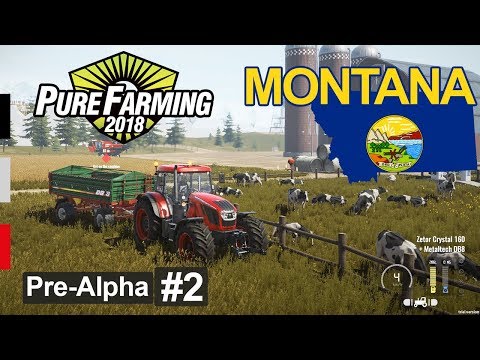 Pure Farming 2018 Oynuyoruz! - ABD Montana Çiftliği (Pre-Alpha) #2