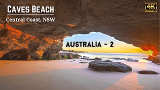 CAVES BEACH NSW AUSTRALIA 4K