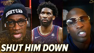 "Shut him down”: 76ers & Joel Embiid exploring options for injured knee | Nightcap