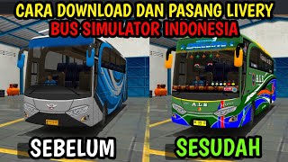 CARA DOWNLOAD DAN PASANG LIVERY BUS SIMULATOR INDONESIA screenshot 3