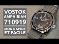 Vostok amphibian 710919  micro revue  comment changer la lunette dune vostok