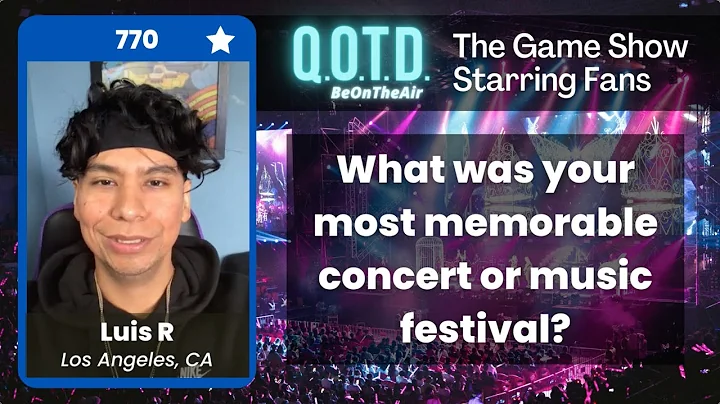 Our Favorite Answers: Luis saw Post Malone and Justin Bieber live. I'd love to see them One Time!