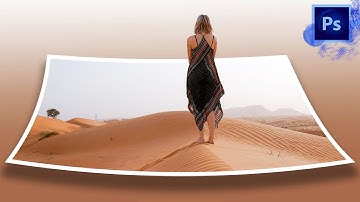 Desert Girl Floating Paper Manipulation Photo in Photoshop