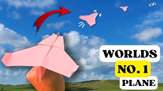 How to Make the WORLD CHAMPION Paper Airplane  — Flies Over 200 Feet!