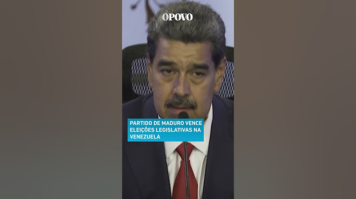 Partido de Maduro vence eleições legislativas sem oposição na Venezuela